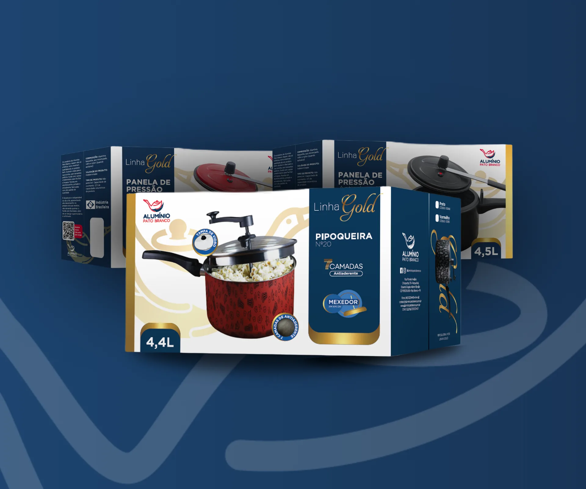 Criação de embalagens e atualização de produtos